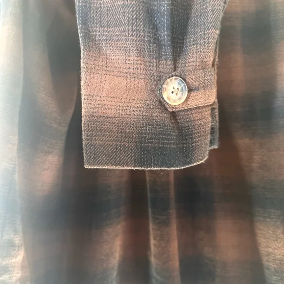 Madewell shirt jacket in Gelston shacket oversized plaid flannel size small - Picture 15 of 16
